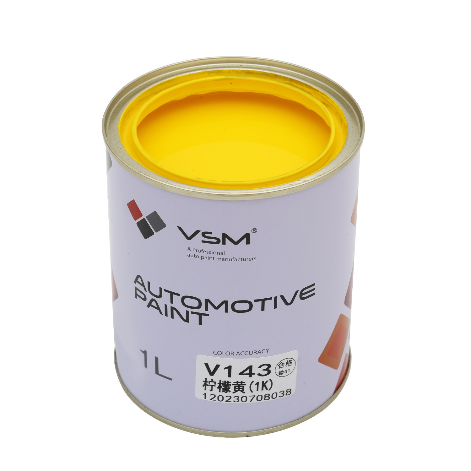 High Quality Automotive Refinish Paints 2K Top Coat Solid Color High Gloss Coverage Auto Coating Black White Spray Car Paint