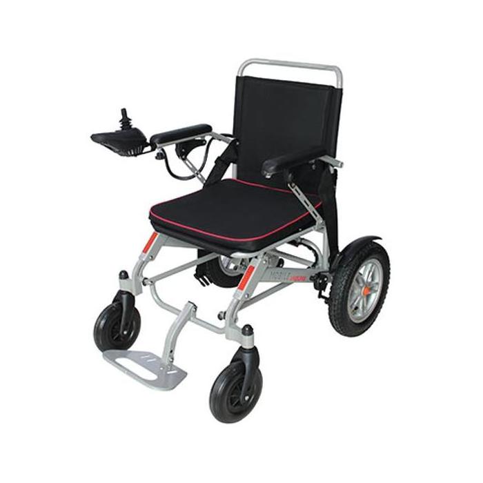 Portable Flexible Controller Brushless Motor Wheelchair Carbon Steel Folding Electric Wheelchair