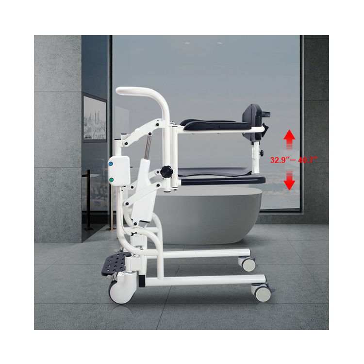 Hot Sale Wheelchair Toilet Commode Chair Electric Patient Lifting Transfer Chair Transfer Chair To Toilet For Elderly