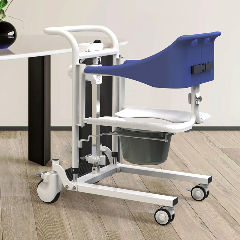 Ready to ship transfer toilet wheel chair electric Transfer Chair Patient Lift Shifting Paralyzed