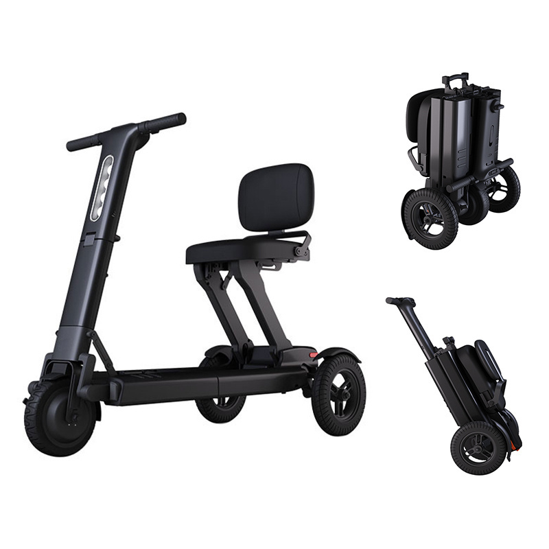 Zuowei 501 For Adult Walk the Dog Folding Electric Scooter Three Wheel Scooter Electric Adult For Disabled