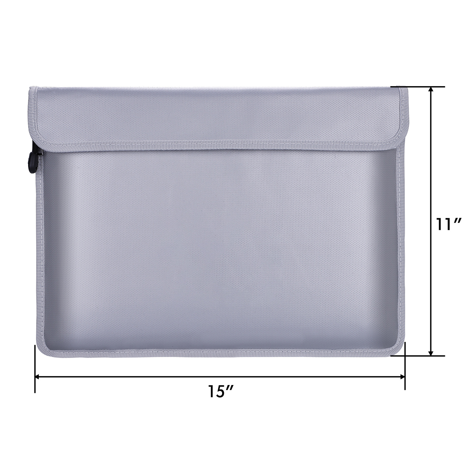 Silicone-coated fireproof documents fireproof wallet important documents fireproof safety protection bag waterproof briefcase