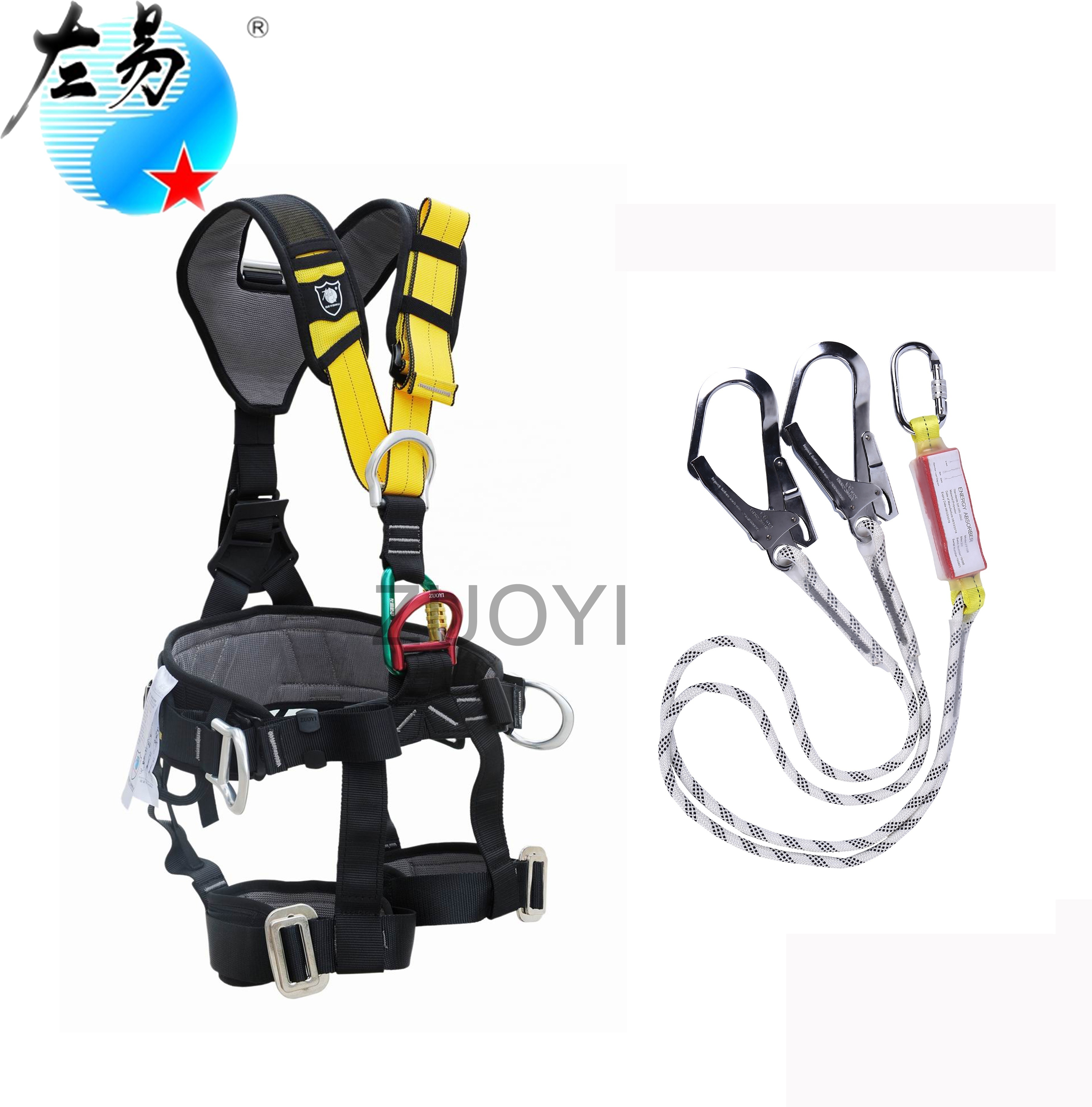 Parachute Sling Safety Equipments Rock Half Body Lowes Rescue Full Body Padding for Safety Harness 5 Points Full Body Child