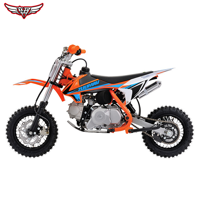 ZUUMAV  Factory Direct Sales 70CC 10/10 Kids Off-road Wheel Mini Motorbike for Beginner Pit Bike