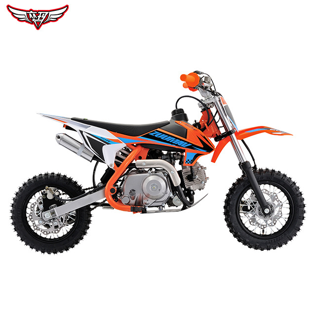 ZUUMAV  Factory Direct Sales 70CC 10/10 Kids Off-road Wheel Mini Motorbike for Beginner Pit Bike