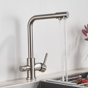 TOP1 European Traditional Contemporary Zinc Classic Hot Cold Water waterfall brass water kitchen faucets mixers taps