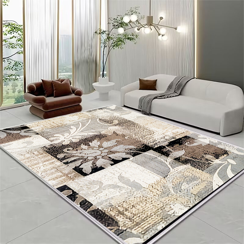 Living room carpet, new minimalist modern home decoration blanket, bedroom soundproof pad, environmental protection and safety