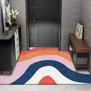 abstract carpet  handmade door mat  pattern commercial rug drum carpet  small  cute rug  red indoor outdoor carpet