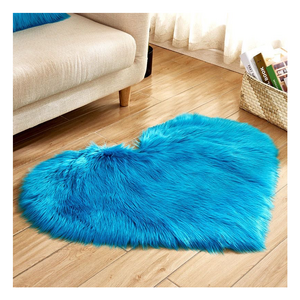 non slip floor carpet living room rugs and carpet Heart shaped soft and comfortable plush carpet for living room and bedroom