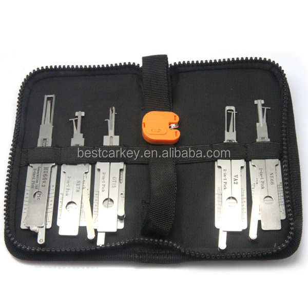 Best price 5pcs auto decoder without keys for HU66v.2 GT15 VA2 NE78 NE66 2 in 1 tool