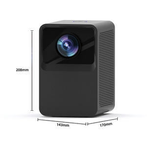 2022 New T6 4K 3D Android 9.0 Smart 5G WIFI Mini Projector Pocket Portable LED Projectors Home Theater for Smartphone Tablet PC