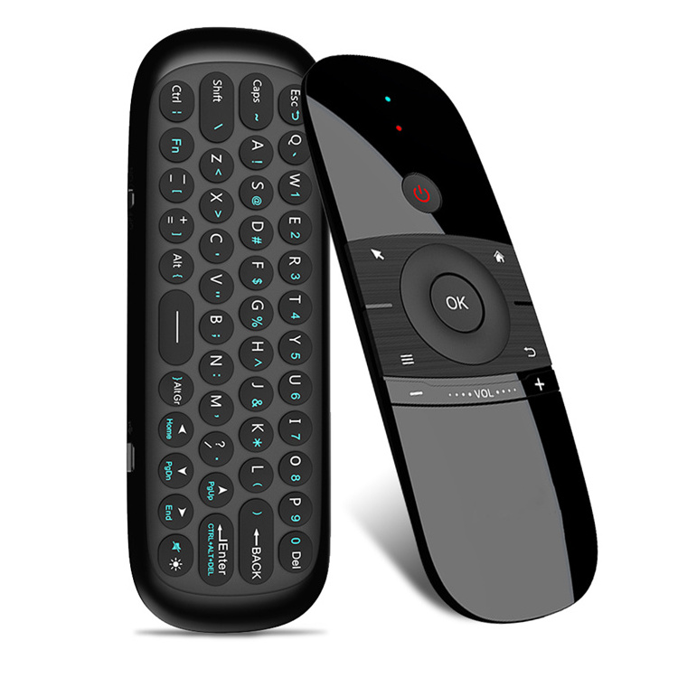 W1 Air Mouse 2.4G wireless keyboard and mouse with Gyro Sensing Games remote control For Android TV Box