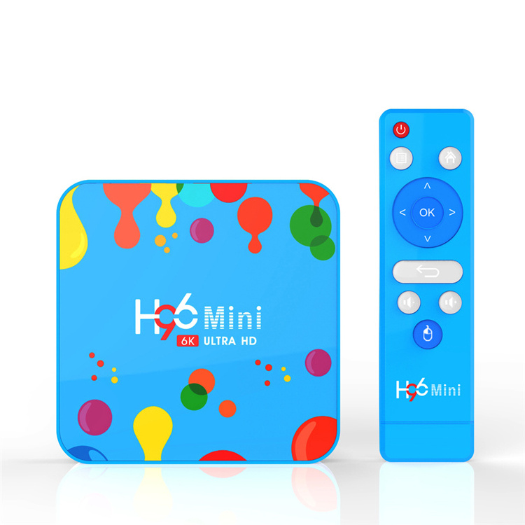 H96 Min H6 6K TV Stick Android 9.0 Allwinner Quad Core 4G 32G Mini PC 2.4G 5G Wifi BT4.0 HD Miracast TV Dongle H96mini TV Box