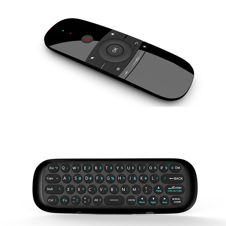 W1 Air Mouse 2.4G wireless keyboard and mouse with Gyro Sensing Games remote control For Android TV Box