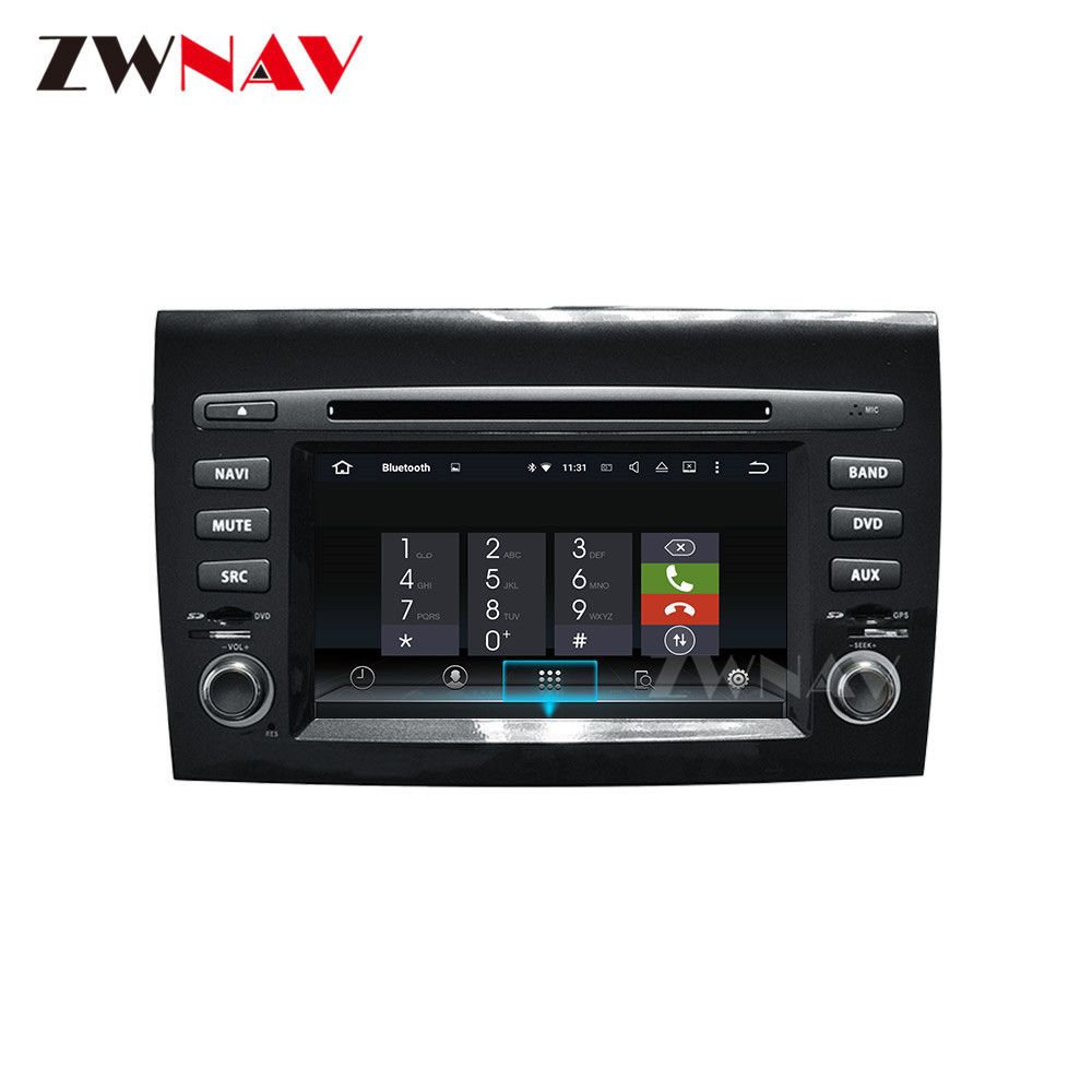 Android 10.0 Car DVD player GPS navigation auto stereo for Fiat Bravo 2007-2013 Multimedia player head unit radio tape recorder