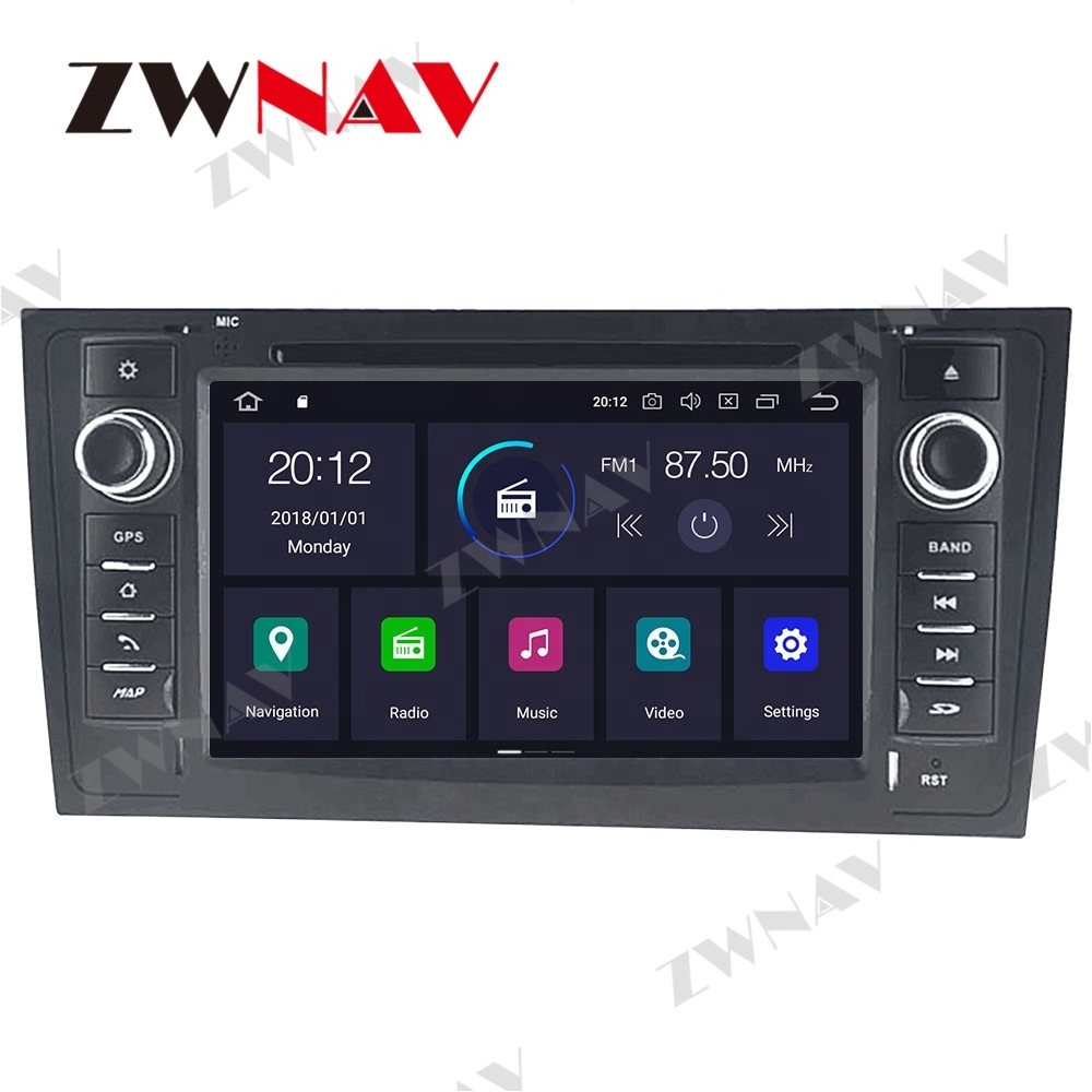 Android 10.0 PX6 Radio Auto Stereo Car GPS Navigation For Audi A6 4B C5 1997-2005 Multimedia DVD Player Head Unit Audio Carplay