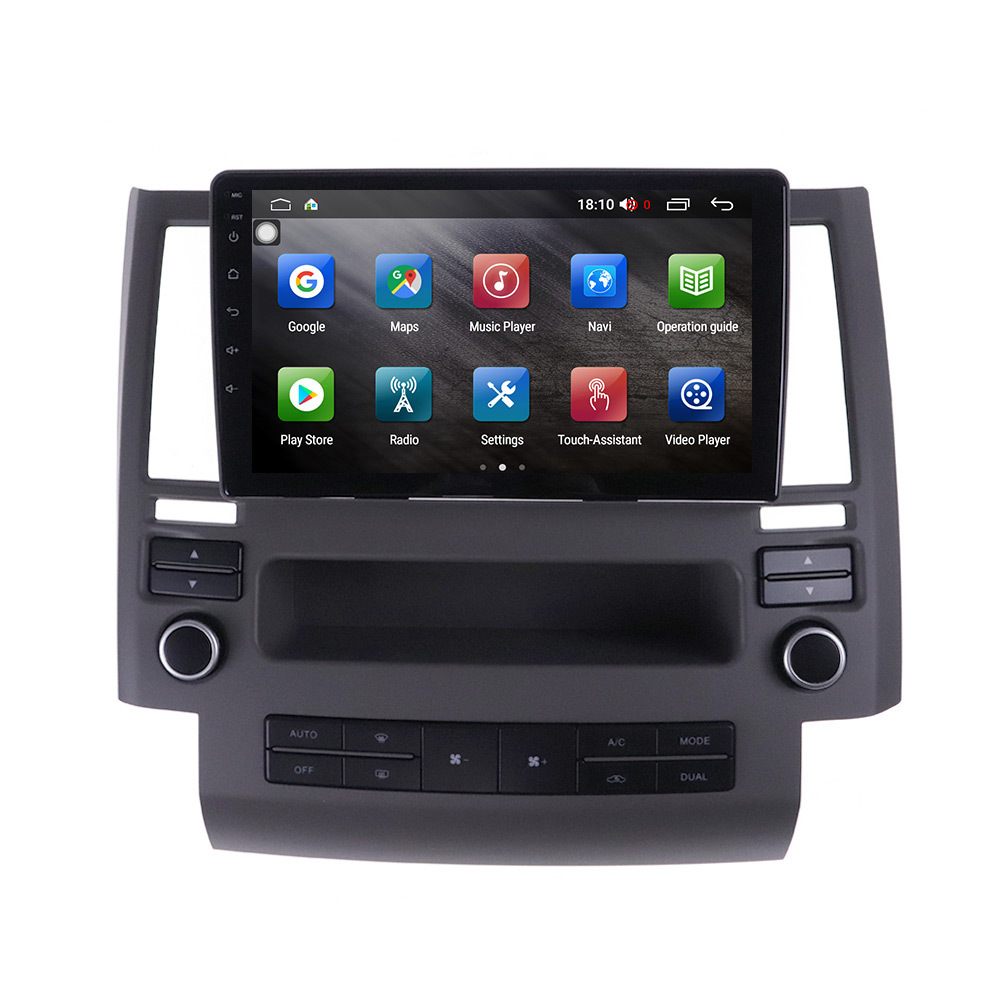 ZWNAV Android 9 Car Radio Coche For Infiniti FX35 FX45 FX25 FX37 2003 - 2006 Multimedia Player GPS DSP CarPlay AutoRadio