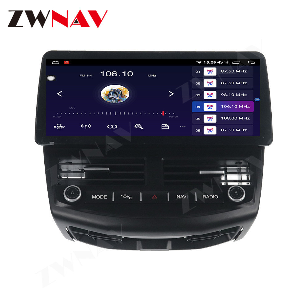 ZWNAV Touch Screen Android 12 Car DVD Player GPS Navigation With Carplay Stereo Radio For Ford Focus 2012-2017 Car Video Player