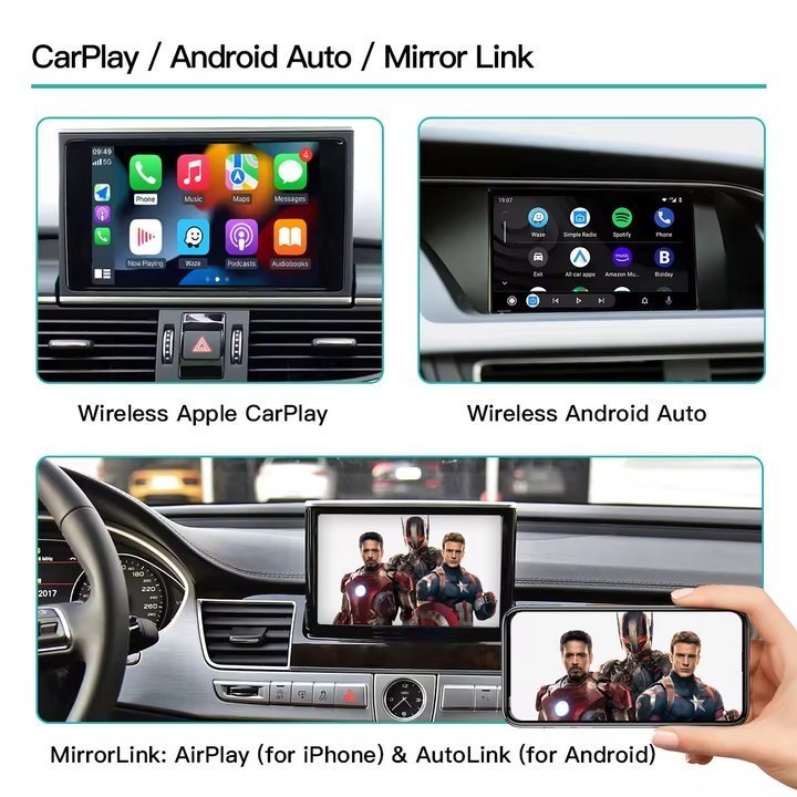 Built In Multiple Maps Car Gps Navigation For Audi A1 2012-2018 Special Stereo Radio Smart Carplay Box