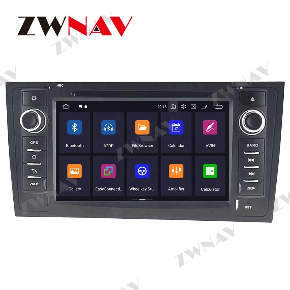 Android 10.0 PX6 Radio Auto Stereo Car GPS Navigation For Audi A6 4B C5 1997-2005 Multimedia DVD Player Head Unit Audio Carplay