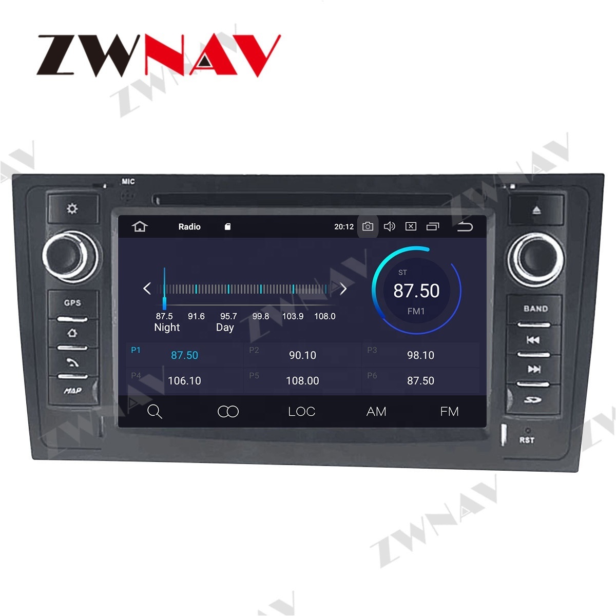 Android 10.0 PX6 Radio Auto Stereo Car GPS Navigation For Audi A6 4B C5 1997-2005 Multimedia DVD Player Head Unit Audio Carplay