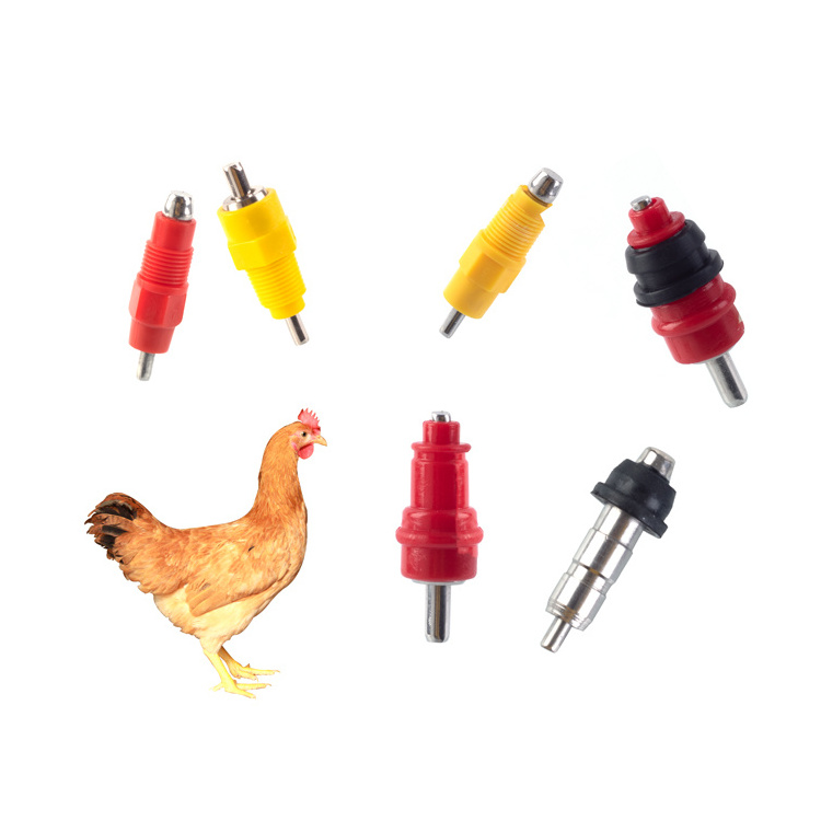 Automatic Chicken Water Drinker Nipple Poultry Bird Pigeon Waterer Fountain Broiler Drinking Nipples