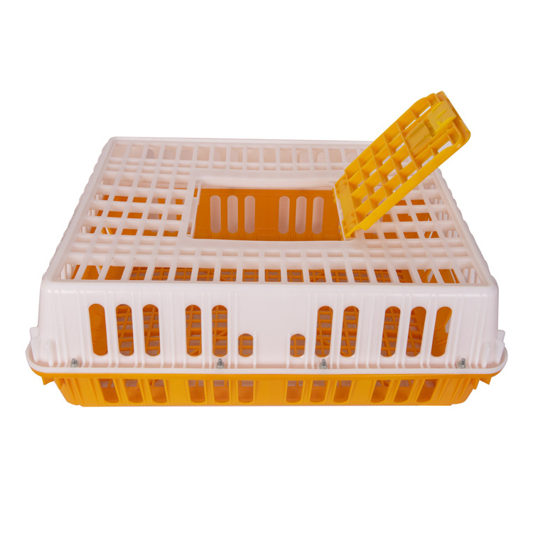 Multi-Colorful Plastic Poultry Crate Bird Coop Pigeon Transportation Moving Cage Box For Sale