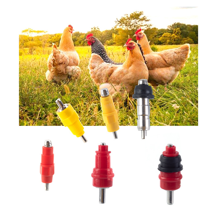 Automatic Chicken Water Drinker Nipple Poultry Bird Pigeon Waterer Fountain Broiler Drinking Nipples