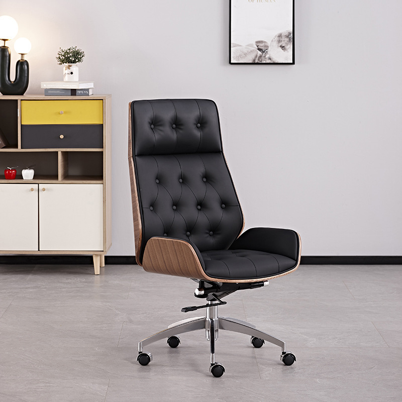 Luxury Office Chair Black Comfortable Office Chairs Luxury Modern Bedroom Leather Customize Office Chairs