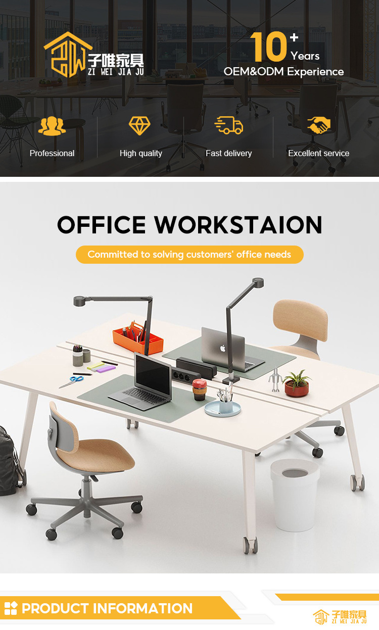 wholesale price modern office desk and chair with bed u shaped office desk workstation