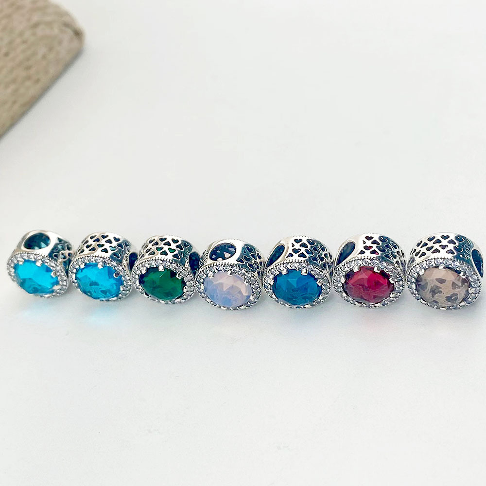 Thailand factory Fashion Bracelet DIY Beads Designer Classic for Pan Colorful Stone Charm Beads Jewelry