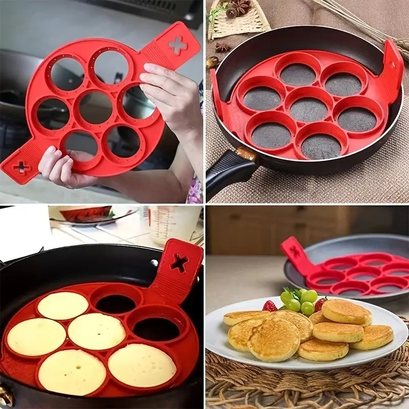 Wholesale High Quality Non-stick Silicone Cookie Mold Cake Mold Pancake Baking Mold