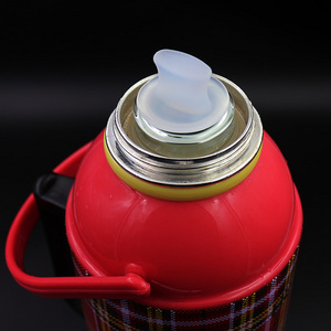 Source Factory Wholesale Transparent Silicone 2000ml 3200ml 2L 3.2 Litre Vacuum Thermos Glass Lined Flask Stopper