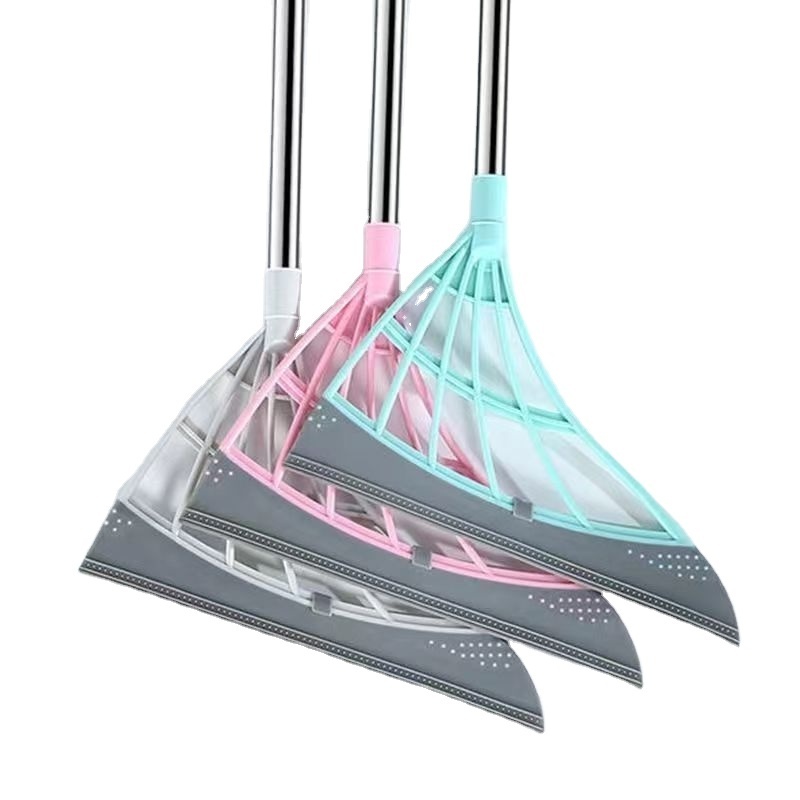 Silicone Magic Broom for Household Toilet Lazy Sweeping Floor Cleaning Wiper Dustpan Accessories