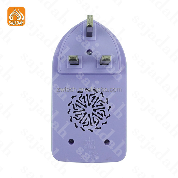 Sejadah Koran Speaker Quran Reader Pen ZK3S LED Light Wall Plug Mini Player Kids Quran Speaker