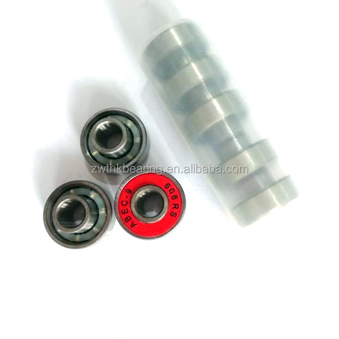 Skateboard ball bearings 608 2rs 608zz abec-7 customize logo bearing