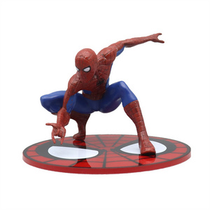 Wholesale Super Hero Action Figures 4 Styles of Spiderman and Iron-man 9-14cm PVC Model Toy for Avenge Fans