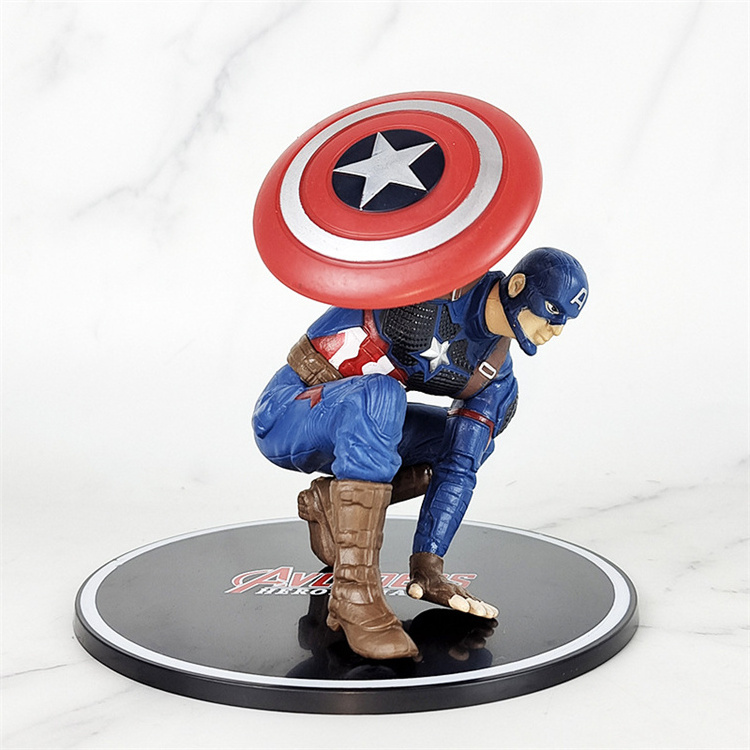 Wholesale Super Hero Action Figures 4 Styles of Spiderman and Iron-man 9-14cm PVC Model Toy for Avenge Fans