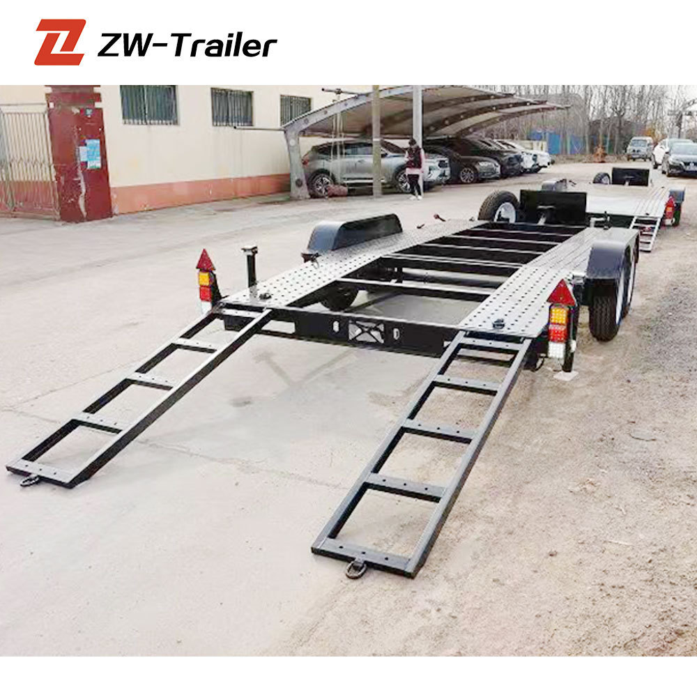 Factory Supply Galvanised 1T 2T 3T 3.5T Excavator Trailer With Best Price