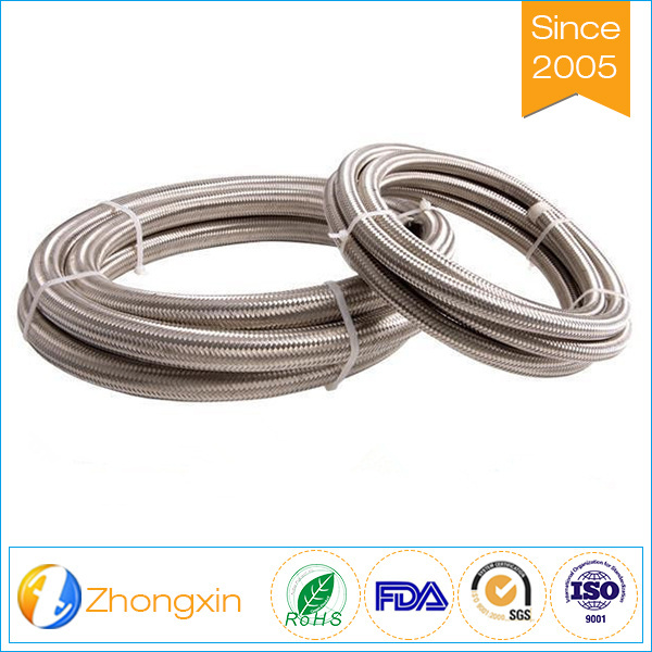 3 FOOT Stainless STEEL Braided E85 AN6 AN-6 PTFE inner  Oil Line Fuel Hose