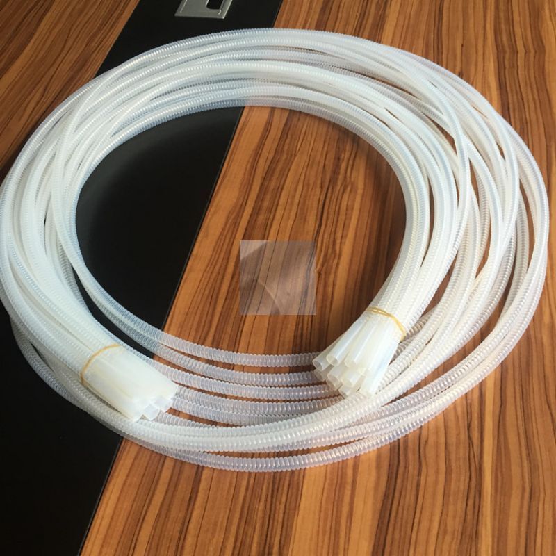 Good Quality PTFE Tube Smooth Bore / Corrugated Anti-Static PTFE Tubing Flexible Line