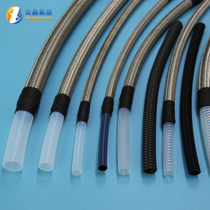 4*2.5 mm  5*6mm 8*10mm 6*8mm ozone hose ptfe stainless steel braided ptfe corrugated hose