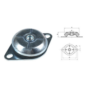 Zhongxiang custom NR NBR EPDM rubber bell vibration damper mount for air compressor/pump motor/generators