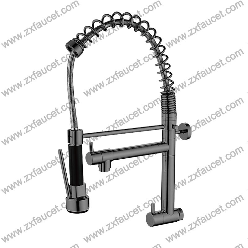 Pull Down Kitchen Sink Faucet Contemporary Chrome Single Handle Gooseneck Pull Out Kitchen Faucet With Sprayer