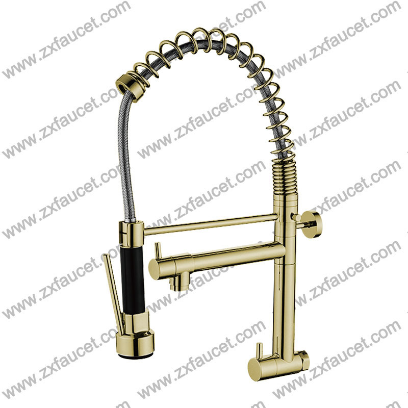 Pull Down Kitchen Sink Faucet Contemporary Chrome Single Handle Gooseneck Pull Out Kitchen Faucet With Sprayer