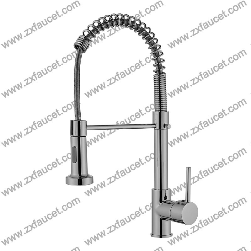 Pull Down Faucet Kitchen Mixer With Spray Head