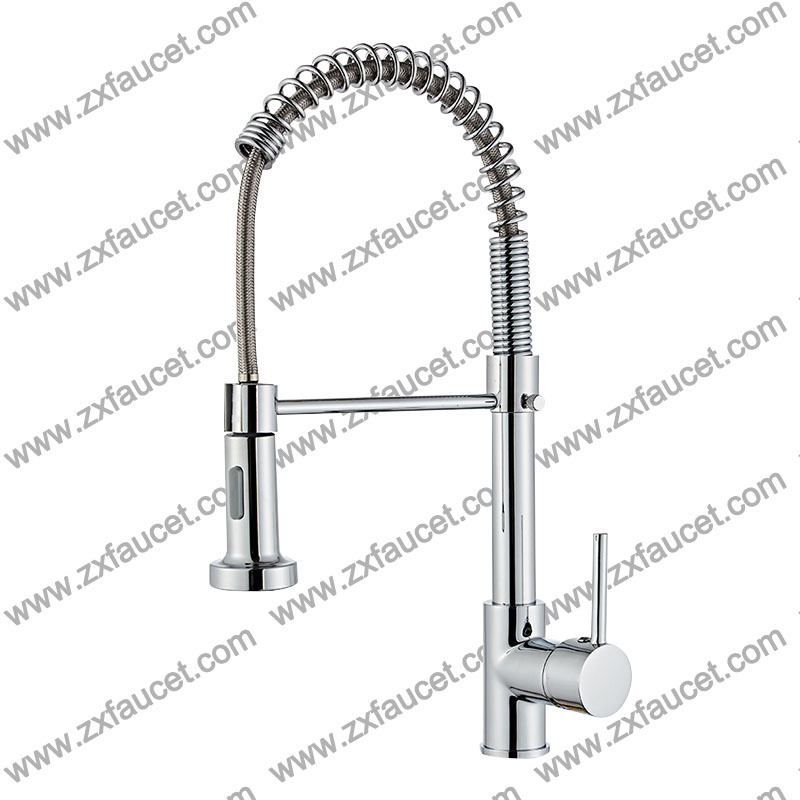 Pull Down Faucet Kitchen Mixer With Spray Head