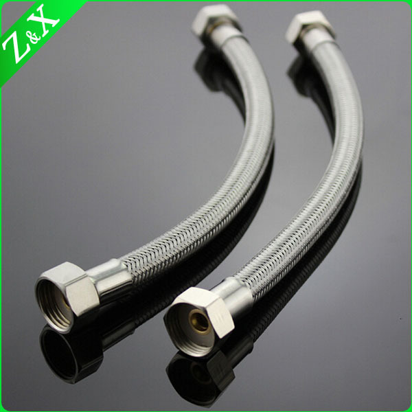 stainless steel double lock faucet flexible water hose for shower bidet and shower head