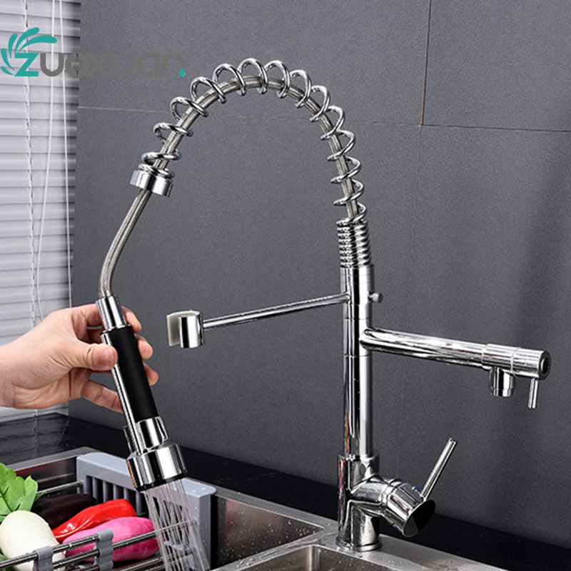 Chinese Manufacturer Brass Single Lever Red Faucet Kitchen Sink Faucet