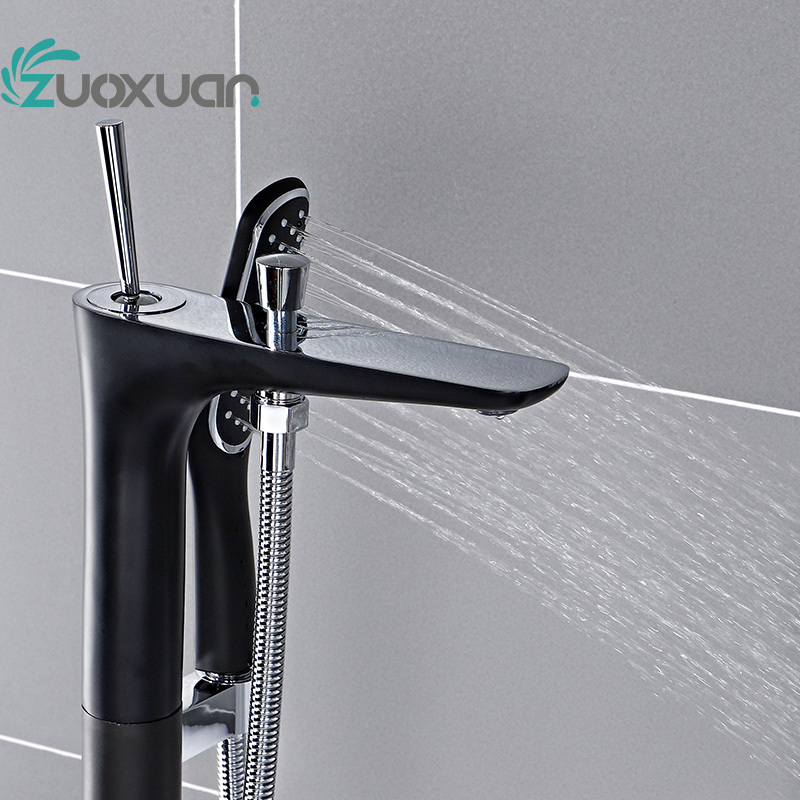 floor free standing shower bathtub faucets